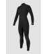 Traje de surf O´neill Wms Hyperfreak 4/3+ Chest Zip blk/blk