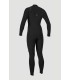 Traje de surf O´neill Wms Hyperfreak 4/3+ Chest Zip blk/blk