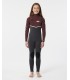 Traje de surf - Rip Curl Flashbomb kid 43 chest zip marron