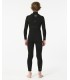 Traje de surf - Rip Curl Flash bomb kid 53 chest zip black