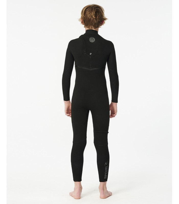 Traje de surf - Rip Curl Flash bomb kid 53 chest zip black