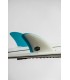 Quillas - Feather fins twin fin future blue/white