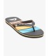 Sandalia Quiksilver Molokai Stripe black orange blue