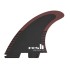 Quillas FCSII Pyzel PC Large Black/Shiraz Tri Fins