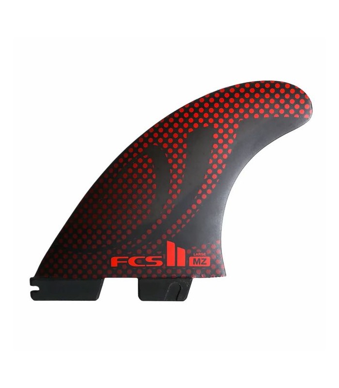 Quillas FCS II Sharpeye PC M Tri Retail Fins red