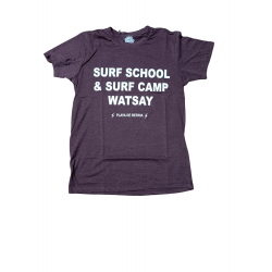 Camiseta Watsay Surf school granate