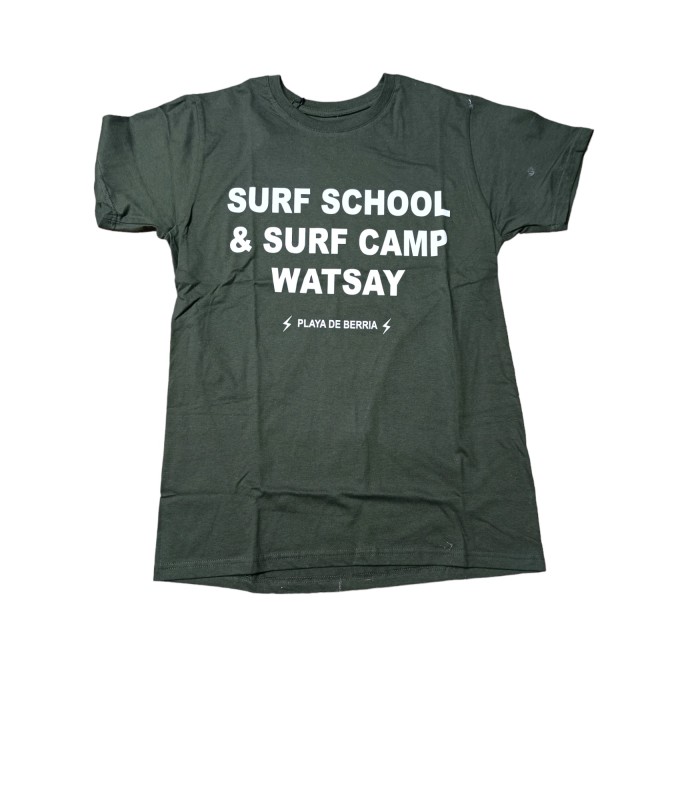 Camiseta Watsay Surf shool granate