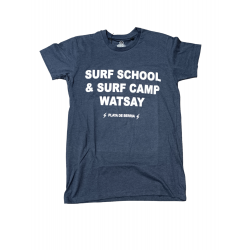 Camiseta Watsay Surf school azul lav