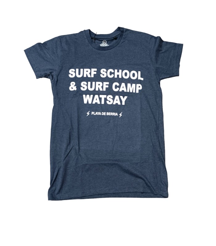 Camiseta Watsay Surf school azul lav