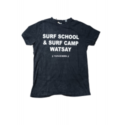 Camiseta Watsay Surf school negro lav