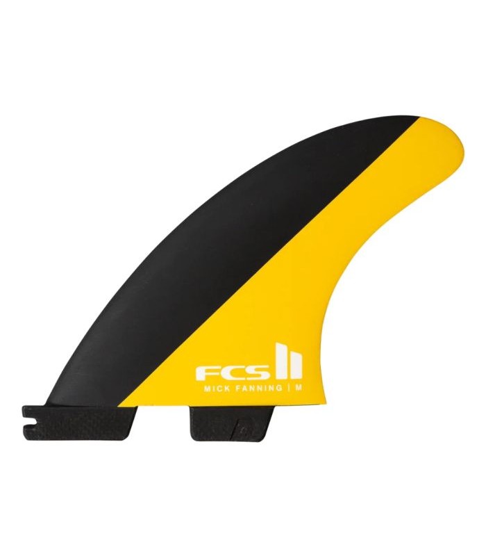 Quillas FCS II MF PC M TRI-FINS black/mango