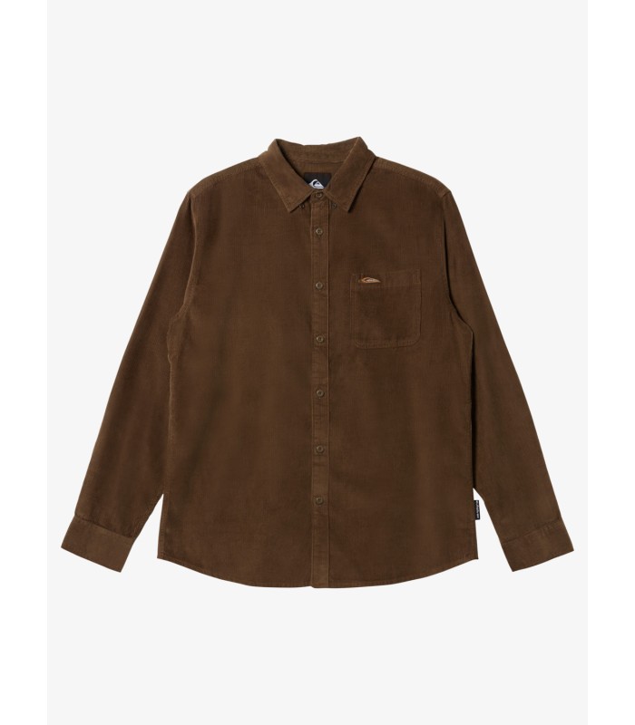 Camisa Quiiksilver pana Smoke Trail brown