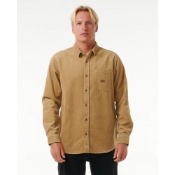 Camisa pana rip curl classic surf cord dark khaki