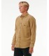 Camisa pana - rip curl classic surf cord dark khaki