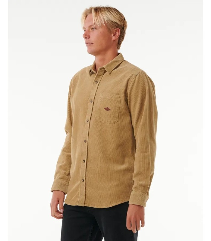 Camisa pana - rip curl classic surf cord dark khaki