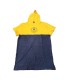 Poncho - Watsay bicolor adulto navy/yellow