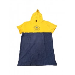 Poncho Watsay bicolor adulto navy/yellow