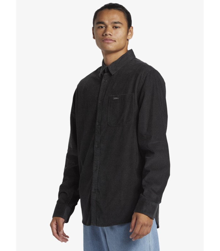 Camisa Quiksilver pana Smoke Trail black