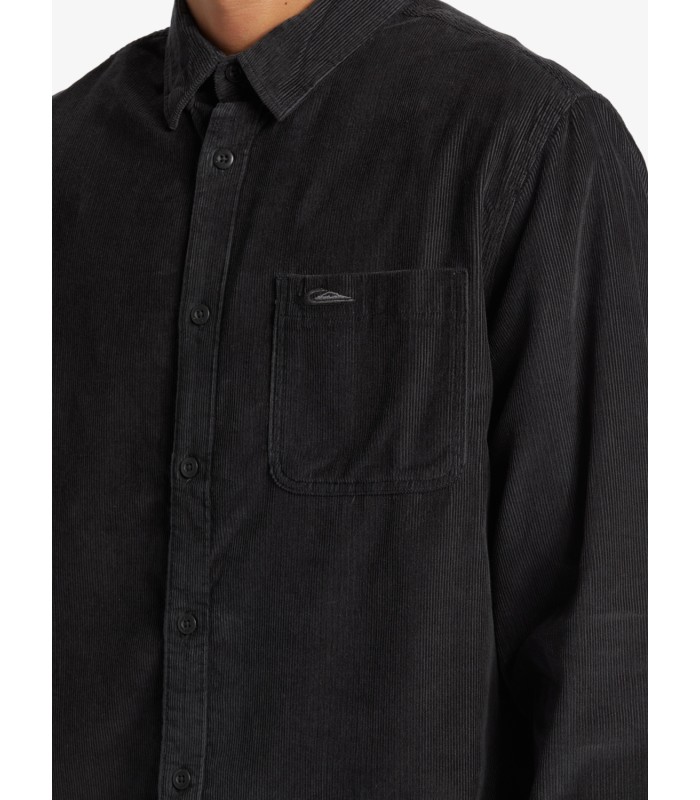 Camisa Quiksilver pana Smoke Trail black