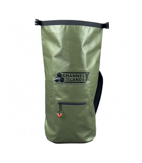 Mochila estanca Channel Islands dry pack light green 30 L