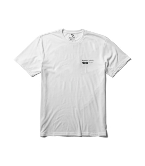 Camiseta Vissla Planet Positive Comp Lite Eco Drirelease wht