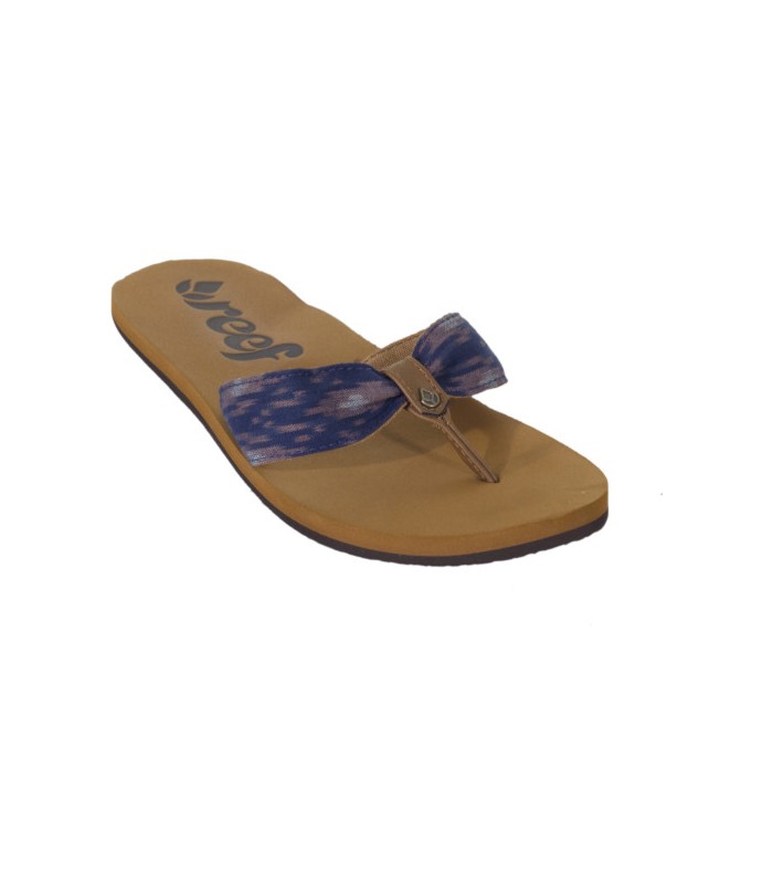 SANDALIA - REEF WE HEART SCRUNCH TAN/BLUE