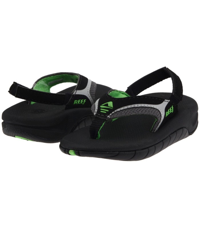 SANDALIA - REEF KIDS SLAP II BLACK/GREEN